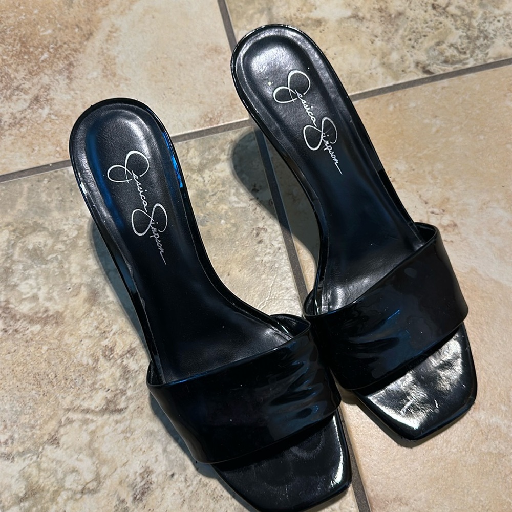 Jessica simpson patent leather sandals